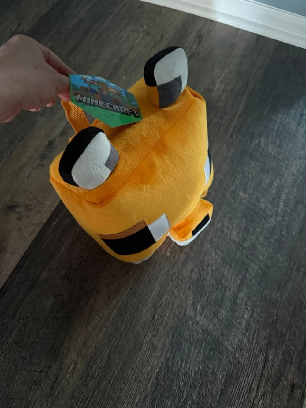 Minecraft Plush Character Mini Backpack-Orange Fox